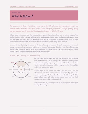 The page titled What Is Beltane?