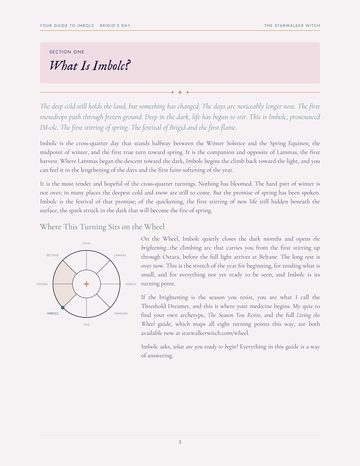 The page titled What Is Imbolc?