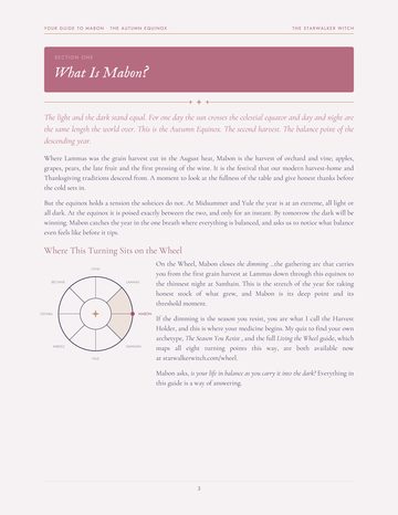 The page titled What Is Mabon?