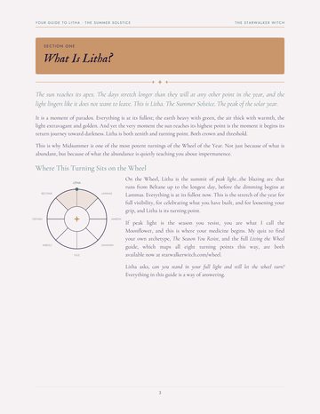 The page titled What Is Litha?