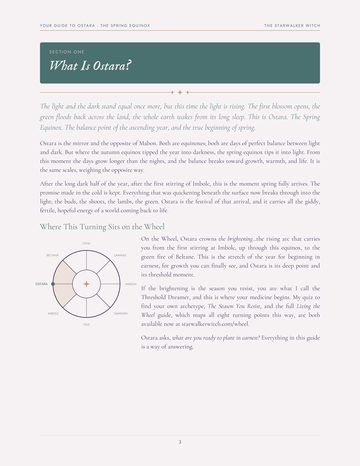 The page titled What Is Ostara?