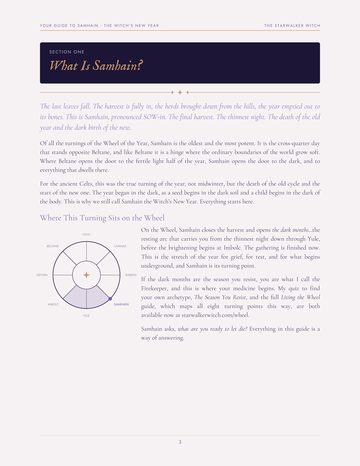 The page titled What Is Samhain?